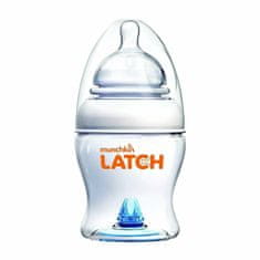 MUNCHKIN LATCH, Dojčenská fľaša s cumlíkom a antikolikovým ventilom, 120ml, od 0m+