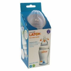 MUNCHKIN LATCH, Dojčenská fľaša s cumlíkom a antikolikovým ventilom, 240ml, od 0m+