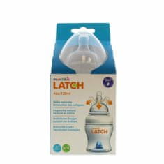 MUNCHKIN LATCH, Dojčenská fľaša s cumlíkom a antikolikovým ventilom, 120ml, od 0m+