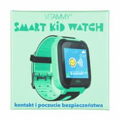 Vitammy SMART KID Inteligentné detské hodinky, zelené