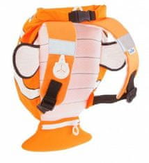 Trunki Paddlepak Nepremokavý Batoh, Klaun Chuckles, oranžová