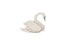 BeWooden brošňa White Swan Brooch vyrobené z dreva univerzálna