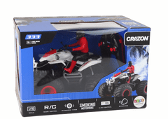 Lean-toys Quad RC diaľkovo ovládaný biely dym 2.4G diaľkové ovládanie