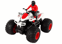 Lean-toys Quad RC diaľkovo ovládaný biely dym 2.4G diaľkové ovládanie