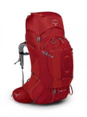 OSPREY Turistický batoh Osprey ARIEL PLUS 60 carnelian red