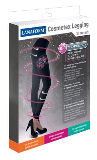 Lanaform Anticelulitídne legíny s mikrokapsulami - Cosmetex Legging "S"