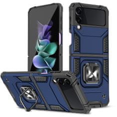 WOZINSKY Puzdro Wozinsky Ring armor pre Samsung Galaxy Z Flip4 - Modrá KP24390