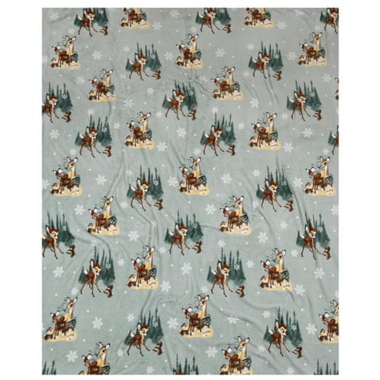 Disney Bambi Disney Mint prehoz/deka veľký, teplý, fleece 175x215 cm OEKO-TEX