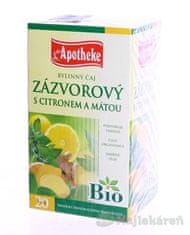 Apotheke Bio Selection Zázvor. čaj s citr. a mätou 20x1,5g