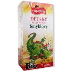 Apotheke Čaj Detský feniklový BIO 20 x 1,5 g