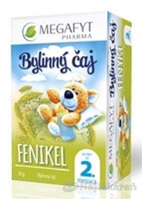 Megafyt MEGAFYT Bylinný čaj FENIKEL pre deti, 20x1,5g