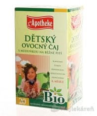 Apotheke APOTHEKE BIO SELECTION DETSKÝ OVOC.ČAJ S MEDOVKOU, 20x2 g