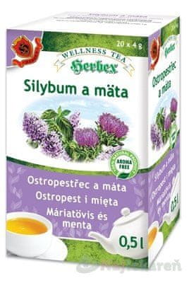 Herbex HERBEX Silybum a mäta, 20x4 g