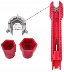 Korbi Nástrčný kľúč na inštaláciu vodovodných batérií a drezov