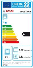 Bosch vstavaná elektrická rúra HRG5180S0