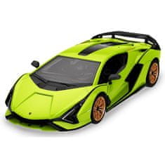 Lean-toys R/C 1:18 Lamborghini Sian FKP 37 Rastar stavebnica z tehličiek