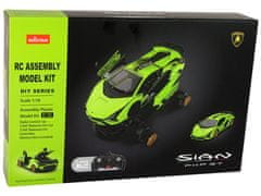 Lean-toys R/C 1:18 Lamborghini Sian FKP 37 Rastar stavebnica z tehličiek