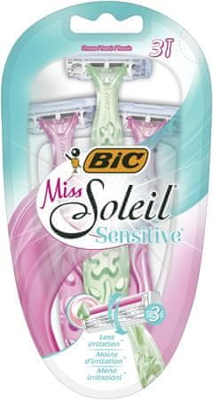 Bic Dámsky jednorazový holiaci strojček "MISS SOLEIL SENSITIVE", 3 ks, 957599