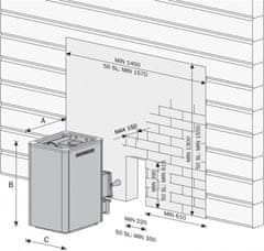 HARVIA Saunová pec na drevo M3 SL