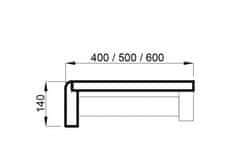 Horavia Lavica hotová - modul 6x24 osika THERMOWOOD