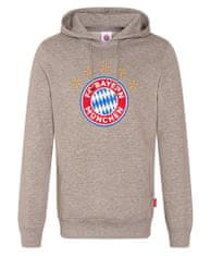 Fan-shop Mikina BAYERN MNICHOV Logo grey Velikost: L