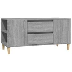 Vidaxl TV skrinka sivý dub sonoma 102x44,5x50 cm spracované drevo