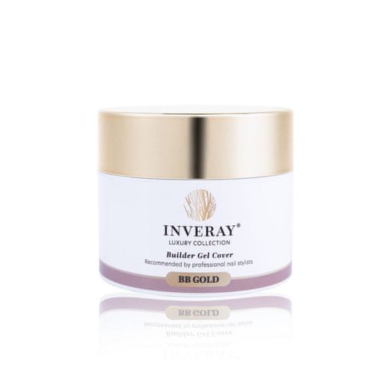 Inveray stavebný UV/LED Gél na nechty BB gold 15ml