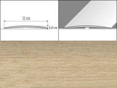 Effector Prechodové lišty A73 - SAMOLEPIACE šírka 12 x výška 0,65 x dĺžka 100 cm - dub mocca