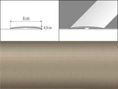 Effector Prechodové lišty A71 - SAMOLEPIACE šírka 8 x výška 0,51 x dĺžka 100 cm - šampaň