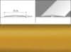 Prechodové lišty A72 - SAMOLEPIACE šírka 10 x výška 0,62 x dĺžka 100 cm - zlatá