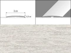 Effector Prechodové lišty A71 - SAMOLEPIACE šírka 8 x výška 0,51 x dĺžka 100 cm - dub wanilia