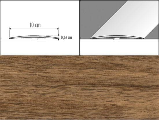 Effector Prechodové lišty A72 - SAMOLEPIACE šírka 10 x výška 0,62 x dĺžka 100 cm - merbau