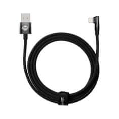 BASEUS MVP Elbow kábel USB / Lightning 2.4A 2m, čierny