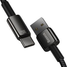 BASEUS Tungsten kábel USB / USB-C 100W 1m, čierny