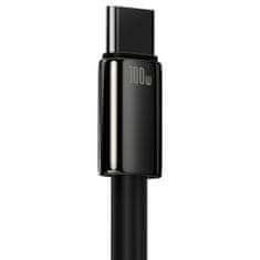 BASEUS Tungsten kábel USB / USB-C 100W 1m, čierny