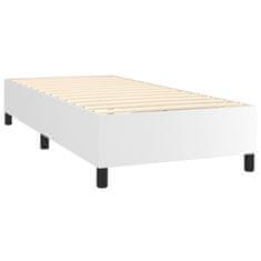 Petromila vidaXL Boxspring posteľ s matracom biela 100x200 cm umelá koža