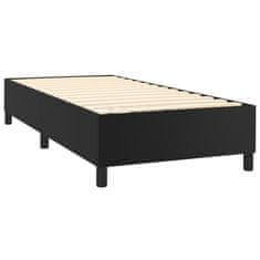 Petromila vidaXL Boxspring posteľ s matracom čierny 90x190 cm umelá koža