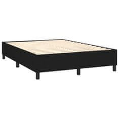 Petromila vidaXL Boxspring posteľ s matracom čierny 140x190 cm látka