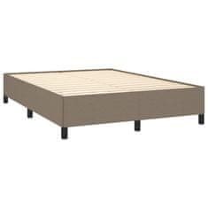 Petromila vidaXL Boxspring posteľ s matracom sivohnedý 140x190 cm látka