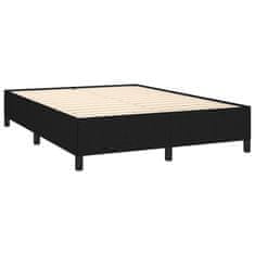 Petromila vidaXL Boxspring posteľ s matracom čierny 140x190 cm látka