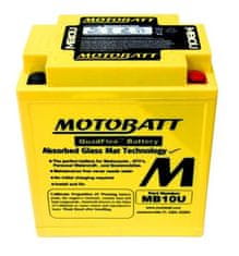 MOTOBATT motobatéria 12V, 16,5Ah, 210, (P+L) MBTX14AU