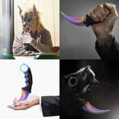 Korbi Tréningový nôž, karambit, dúha