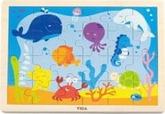 Viga Dětské dřevěné puzzle Viga Oceán