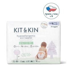 Kit & Kin Plienky jednorazové eko 4 (9-14 kg) 34 ks