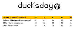 Ducksday Kombinéza detská zimná Puck uni veľ. 74, 9-12 m