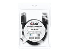 Club 3D Kábel DisplayPort 1.4 HBR3 8K60Hz (M/M) CAC-2068, 2m