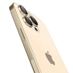 Spigen Ochranné Sklo Zadnej Kamery Optik.Tr ”Ez Fit” Camera Protector 2-Pack iPhone 14 Pro / 14 Pro Max Gold