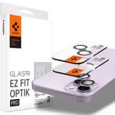 Spigen Ochranné Sklo Zadnej Kamery Optik.Tr ”Ez Fit” Camera Protector 2-Pack iPhone 14 / 14 Plus / 15 / 15 Plus Purple