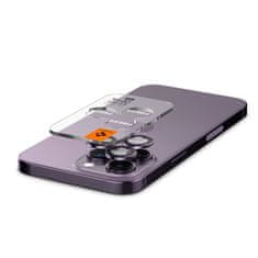 Spigen Ochranné Sklo Zadnej Kamery Optik.Tr ”Ez Fit” Camera Protector 2-Pack iPhone 14 Pro / 14 Pro Max Deep Purple