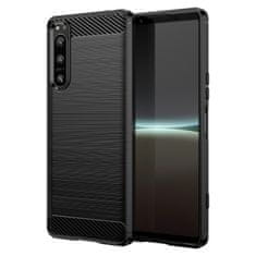 IZMAEL Carbon Shield TPU puzdro pre Sony Xperia 5 IV - Čierna KP24310